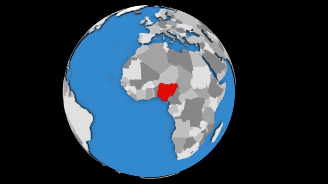 Zoomen-auf-Nigeria-auf-politische-Globus