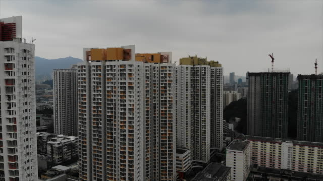 Hong-Kong-Stadt-Zersiedelung-in-Sham-Shui-po,-Shek-Kip-Mei