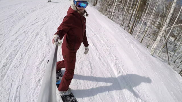 Snowboard-Selfie