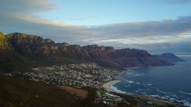 Panorama-Blick-von-Cape-Town,-Südafrika.
