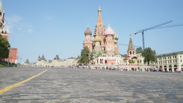 Pokrovsky-Catedral-en-la-Plaza-Roja-cerca-de-Kremlin-en-Moscú