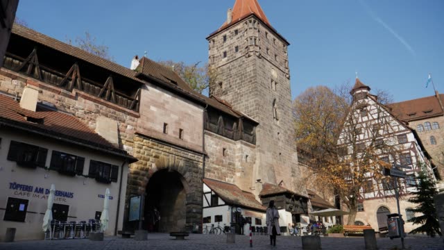 Nuremberg,-Germany,-November-15th-2018---Old-Town