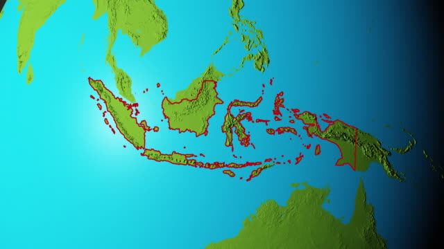Erde-mit-Grenzen-von-Indonesien-Grafik