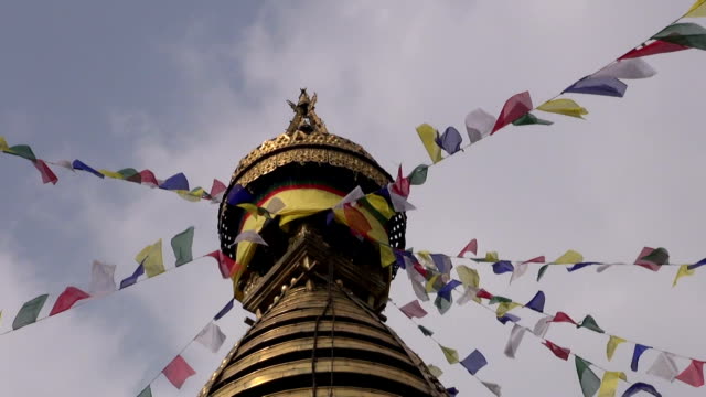 Swayambhunath-Tempel-und-Kathmandu,-Nepal,-Asien