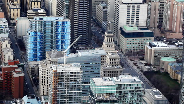 Toronto,-geschäftigen-Straßen-des-financial-district