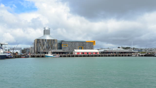 Wynyard-quarter-waterfront-in-Auckland,-New-Zealand