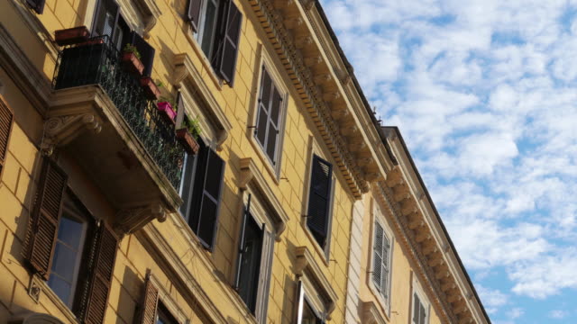 Blick-auf-die-Altstadt-von-Wohnungen-in-Rom,-Italien