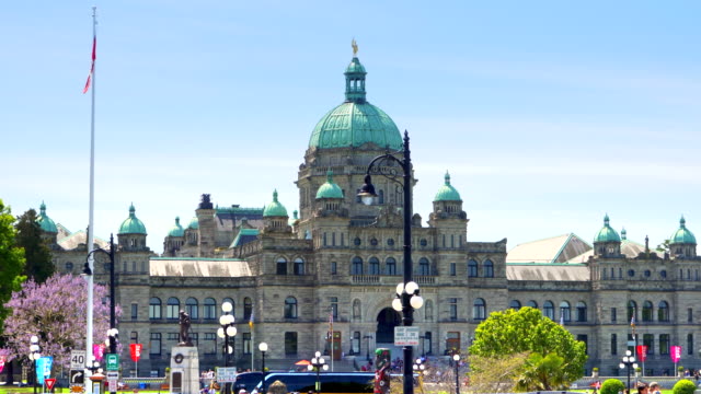Victoria-British-Columbia-Kanada-Parlament-legislative-historischen-Gebäudes