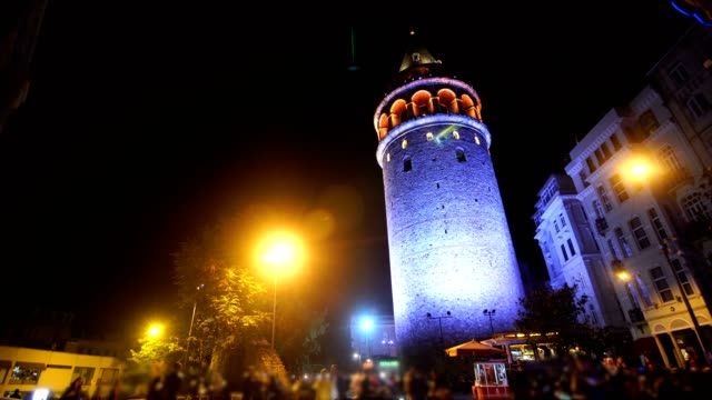 Barrio-de-torre-de-Galata-de-Estambul-Turquía