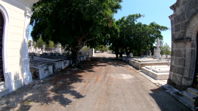 Graves-and-statuary-in-the-Cementerio-de-Colon-Havana-Cuba