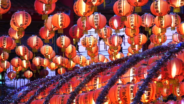 Chinesische-Laterne-für-Feiern-Chinese-New-Year,-chinesische-rote-Laterne-für-Feiern-Frühlingsfest