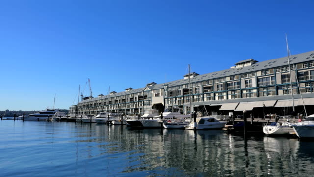 Finger-Wharf,-Woolloomooloo,-Sydney-(4K/UHD-to-HD)