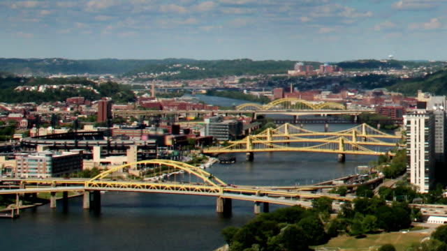 Skyline-von-Pittsburgh-Zeitraffer