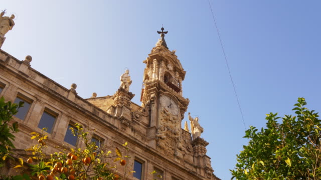 Sonne-Licht-Valencia-Santos-juanes-Kirche-Nach-oben-4-k-Spanien