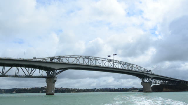 Puente-del-puerto-de-Auckland,-Nueva-Zelanda.