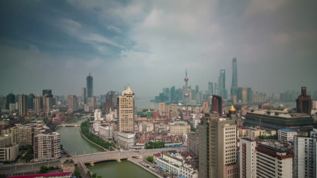beautiful-weather-change-panoramic-4k-time-lapse-from-shanghai-city