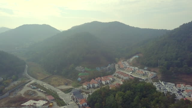Aerial--Village-of-South-Korea