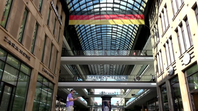 Mall-of-Berlin,-is-a-shopping-mall-in-Berlin-circa-20th-July-2016