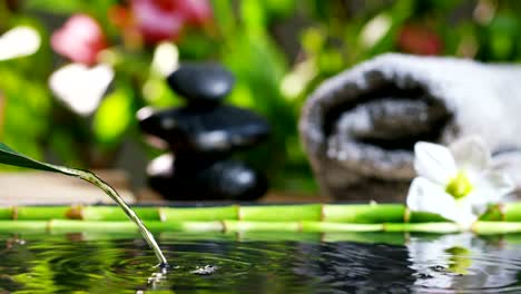 Dispara-a-agua-hermosa-y-la-composición-de-spa-y-wellness-de-velas-en-extremo-lento-motion.concept-de-relax-y-meditation.water