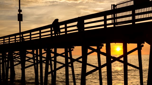 Balboa-Pier-Sonnenuntergang-Zeitraffer