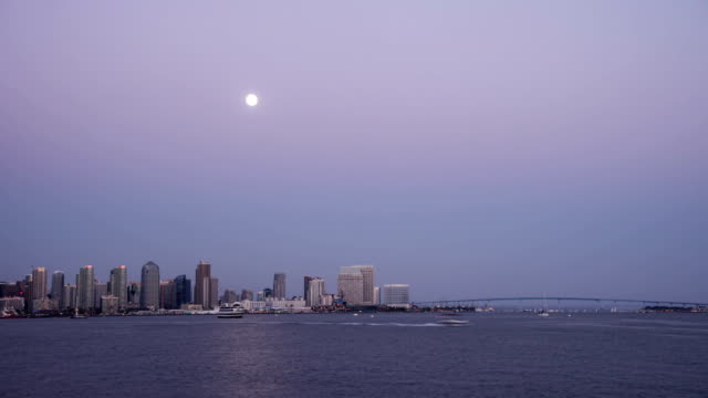 San-Diego-City-Skyline-Twilight-Moonrise-Time-Lapse