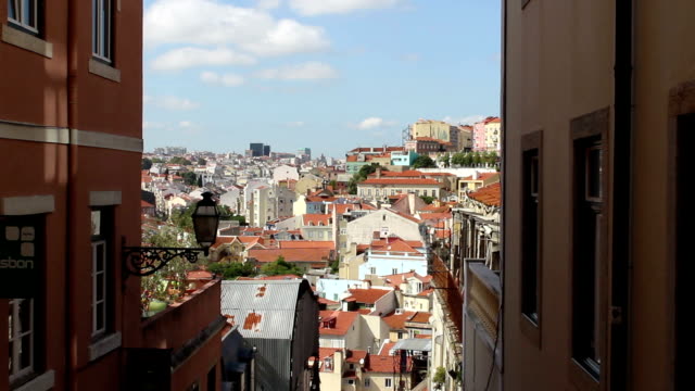 Panorama-de-Lisboa,-Portugal,-tiempo-Real,