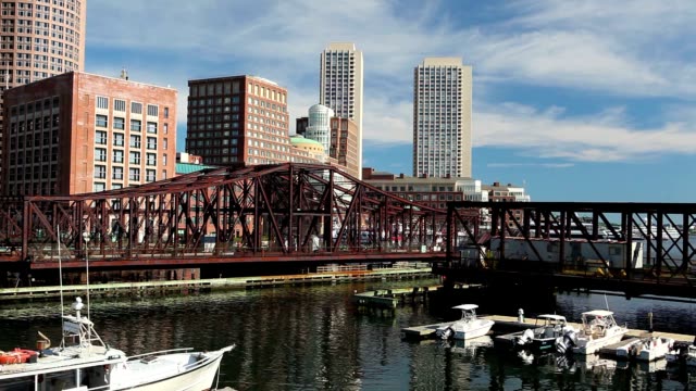 Alten-nördlichen-Brücke-über-Boston-Harbor