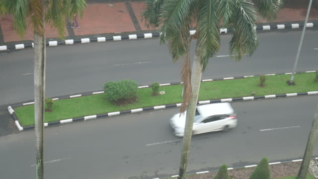 Verkehr-am-Morgen-in-Jakarta,-Indonesien