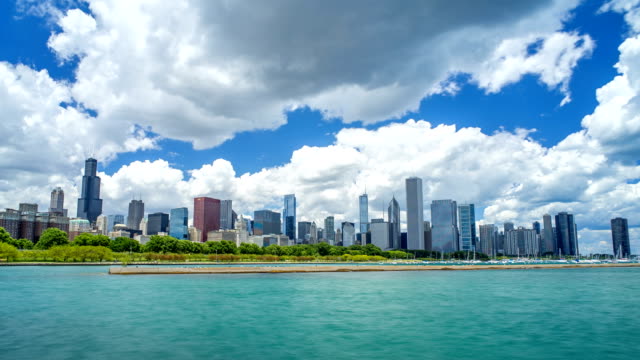 Chicago-Skyline-Zeit-verfallen-4K-1080p