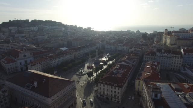 Aerial-View-of-Lisbon,-Portugal