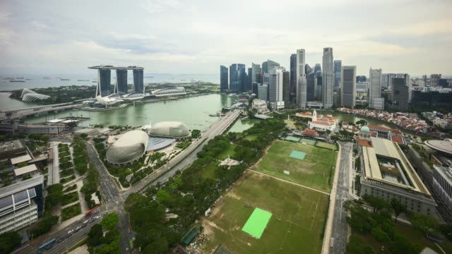 4-k-UHD-lapso-de-escena-cloudscape-en-Singapur