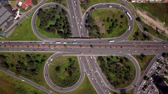 4k.-Aerial-view.-Drone.-Guadalajara,-Jalisco,-Mexico.-Highway-junction.