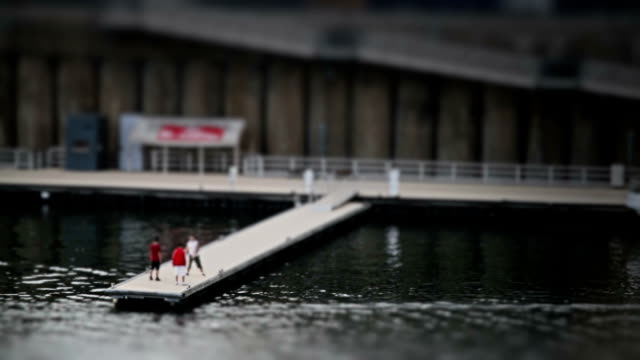 People-on-a-dock