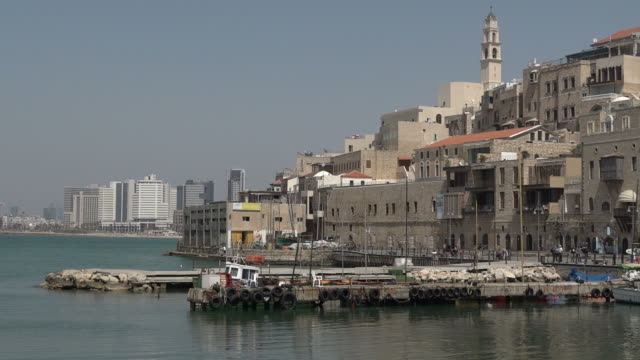 Alten-Hafen-von-Jaffa-in-Tel-Aviv,-Israel