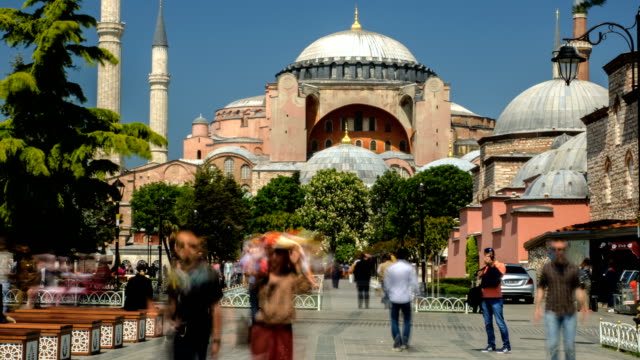 Museo-de-Hagia-Sophia-en-Estambul,-Turquía-