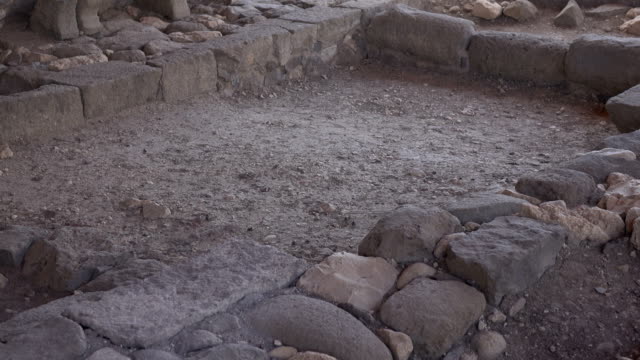 Slow-Pan-Through-Rubble-From-Ancient-Temple