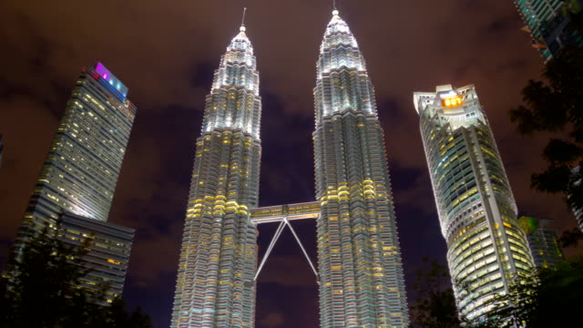Rotación-del-centro-de-la-ciudad-de-Kuala-Lumpur-Timelapse