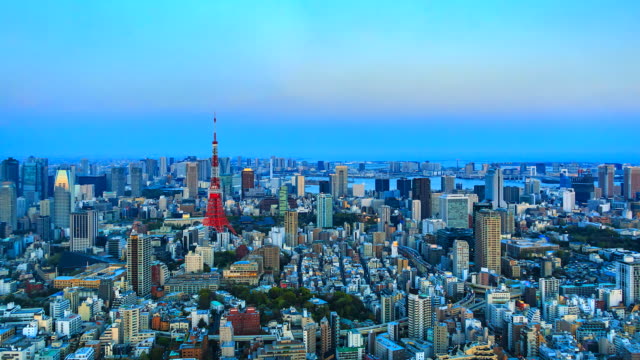 4K.-Time-lapse-view-of-Tokyo-city-with-Tokyo-Tower-in-japan