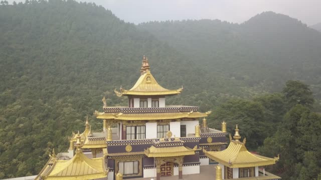 Monasterio-budista,-Valle-de-Katmandú,-Nepal---16-de-octubre-de-2017