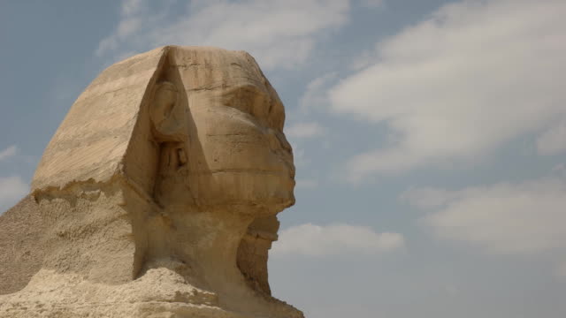 Nahaufnahme-von-der-Sphinx-von-Gizeh-bei-Kairo,-Ägypten