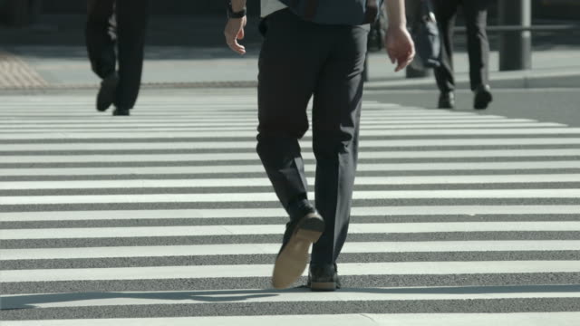 Slowmotion---Commuters-People-Crosswalks-Summer-Tokyo