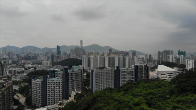 Hong-Kong-Stadt-Zersiedelung-in-Sham-Shui-po,-Shek-Kip-Mei