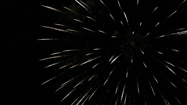 Filmmaterial-Silvester-Feier-Feuerwerk