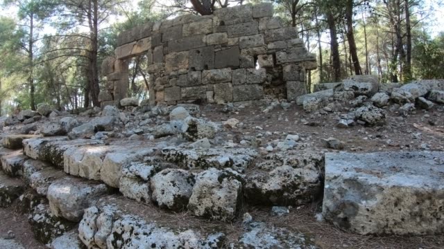 Ancient-city-Phaselis-in-Antalya-province,-Turkey.