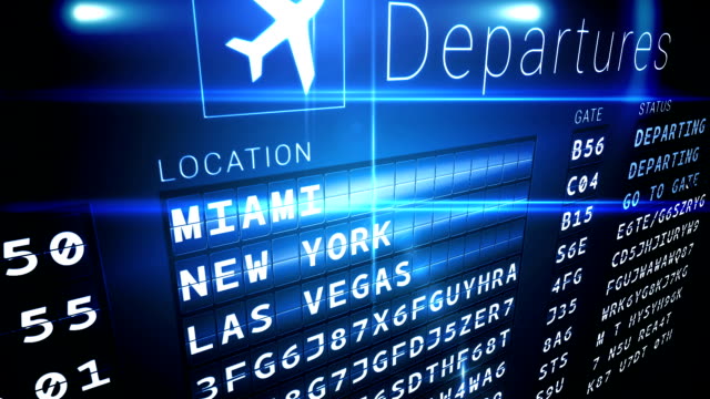 Departures-board-for-american-cities
