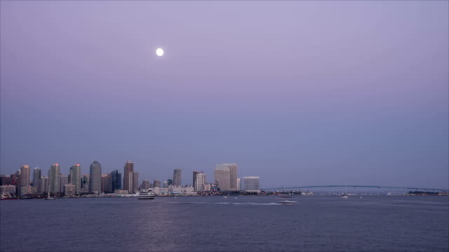 San-Diego-City-Skyline-Twilight-Moonrise-Time-Lapse