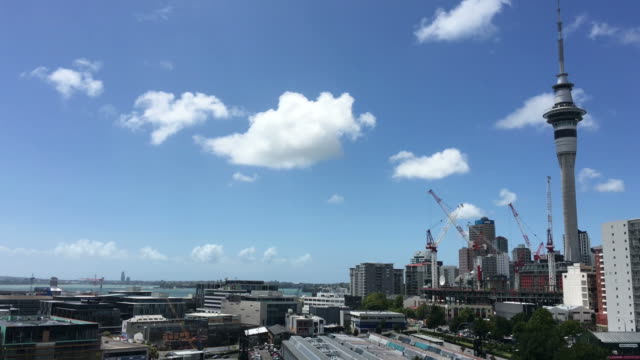 Panoramic-aerial-view-of-Auckland-city-urban-landscap