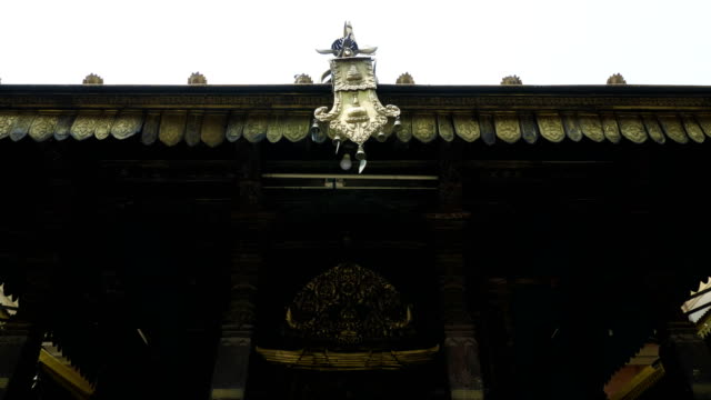 Goldener-Tempel-in-Patan,-Buddhistisches-Kloster-des-Durbar-Square,-Kathmandu-Nepal.