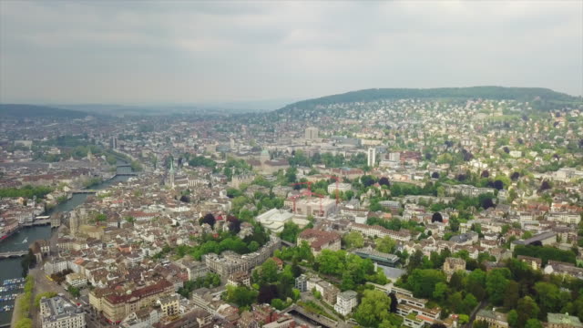Schweiz-Zürich-Stadtbild-aerial-Panorama-4k