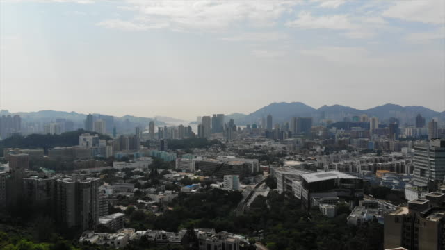 Hong-Kong-Stadt-Zersiedelung,-Kowloon-tong